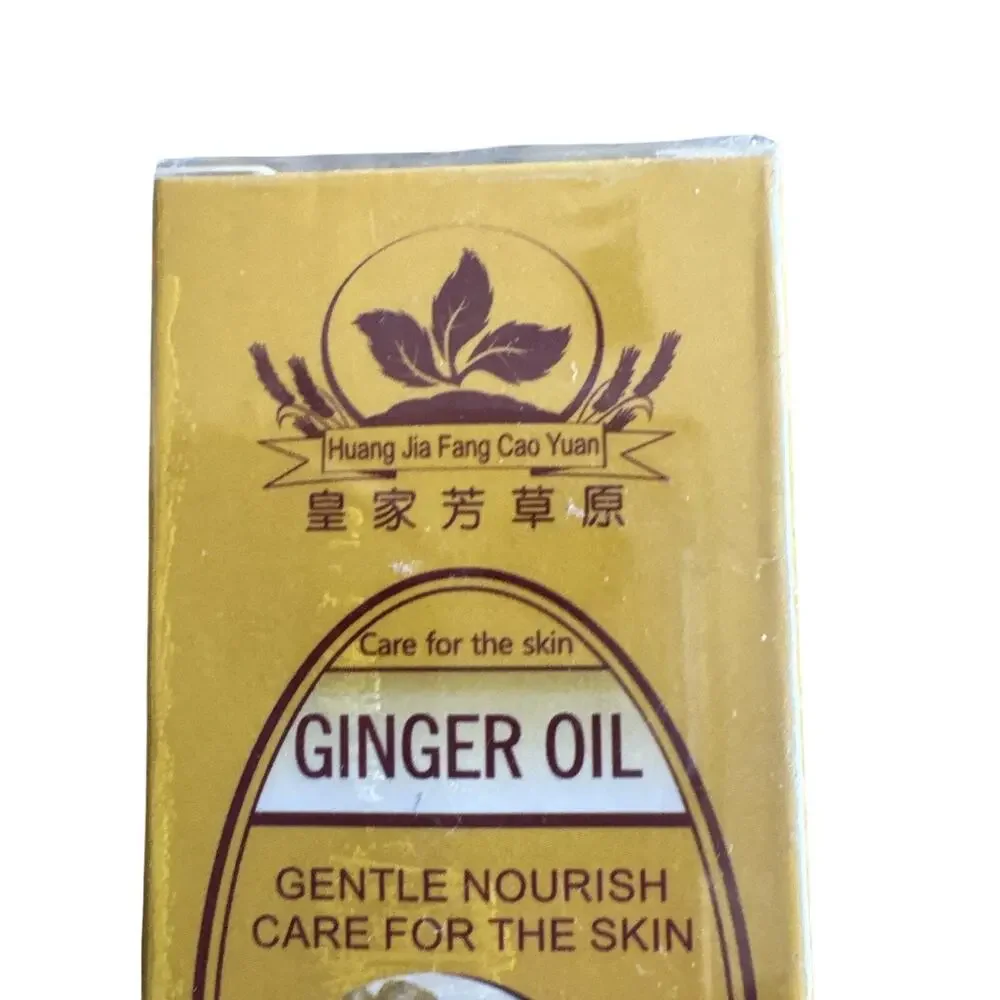 7 Bottles Ginger Essential Oil 30ml Huang Jia Fang Cao Yuan Massage Aromatherapy